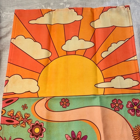 Brand new hippie sunshine tea towel - Picture 3 of 5